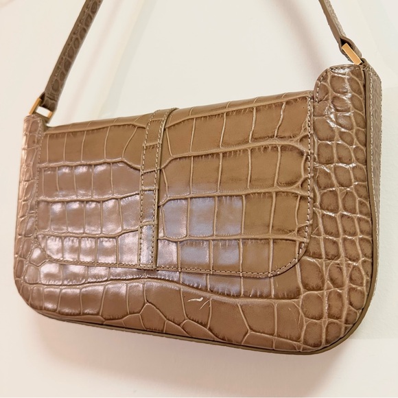 BY FAR Miranda Croco Embossed Leather Bag - Picture 4 of 10